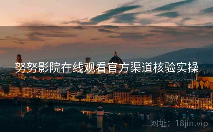 努努影院在线观看官方渠道核验实操