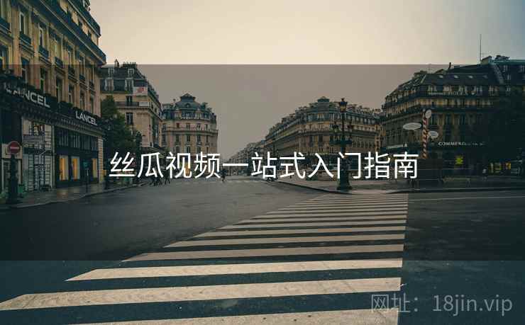 丝瓜视频一站式入门指南
