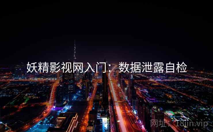 妖精影视网入门：数据泄露自检