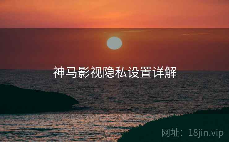 神马影视隐私设置详解