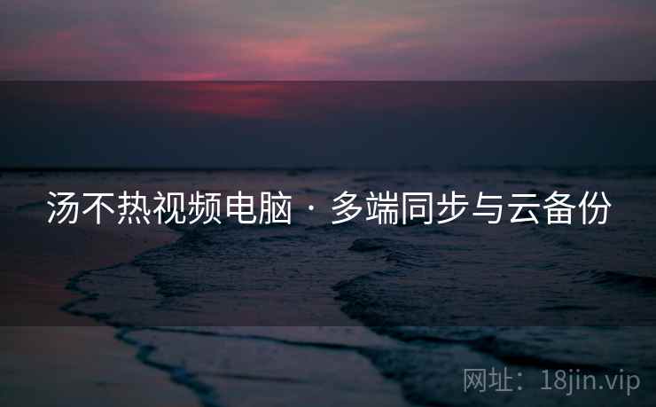 汤不热视频电脑 · 多端同步与云备份